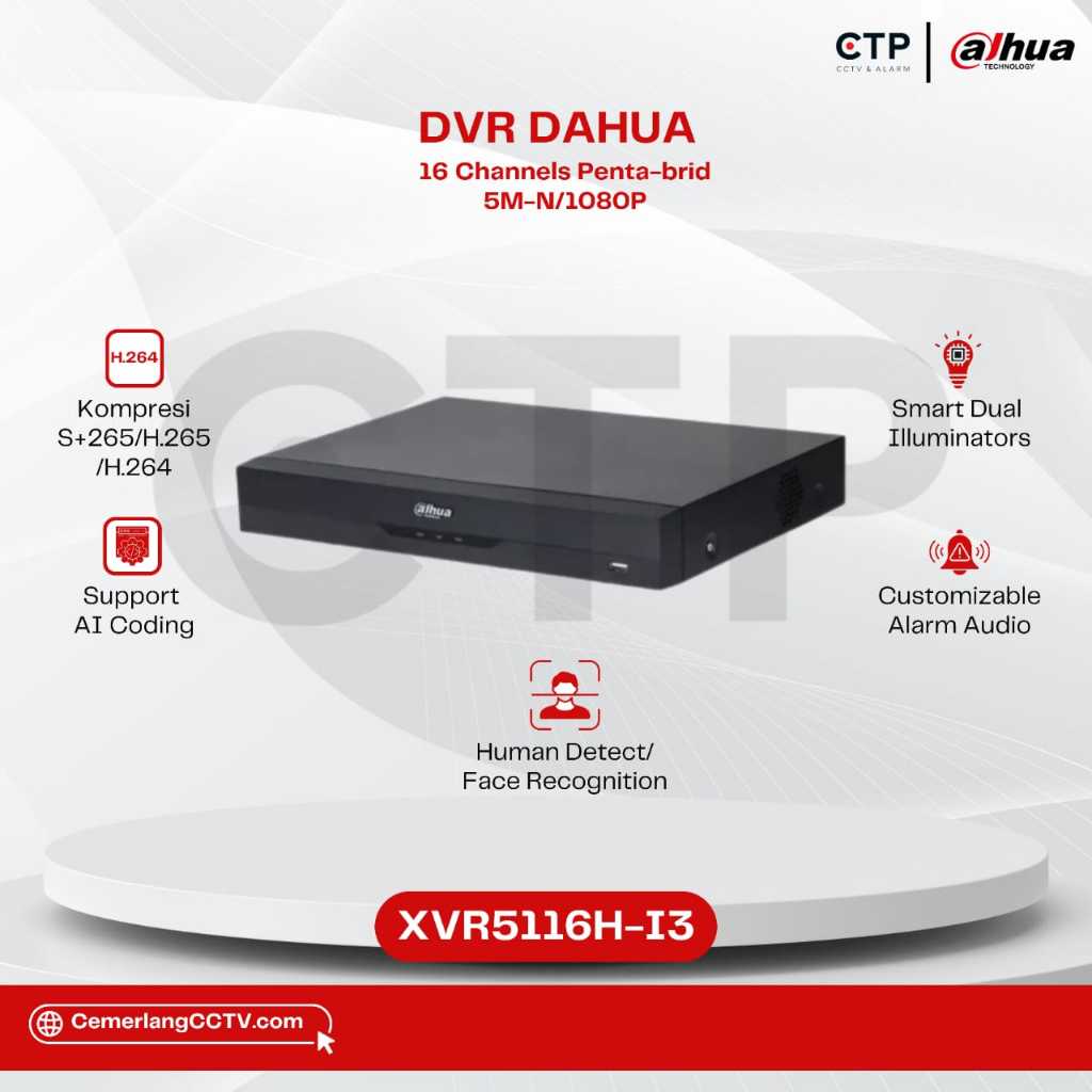 DAHUA XVR5116H-I3