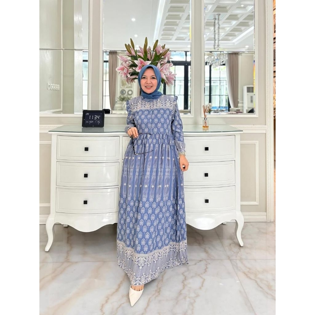 HAURA GAMIS || Gamis Rayon Uniqlo by Edness Kayla