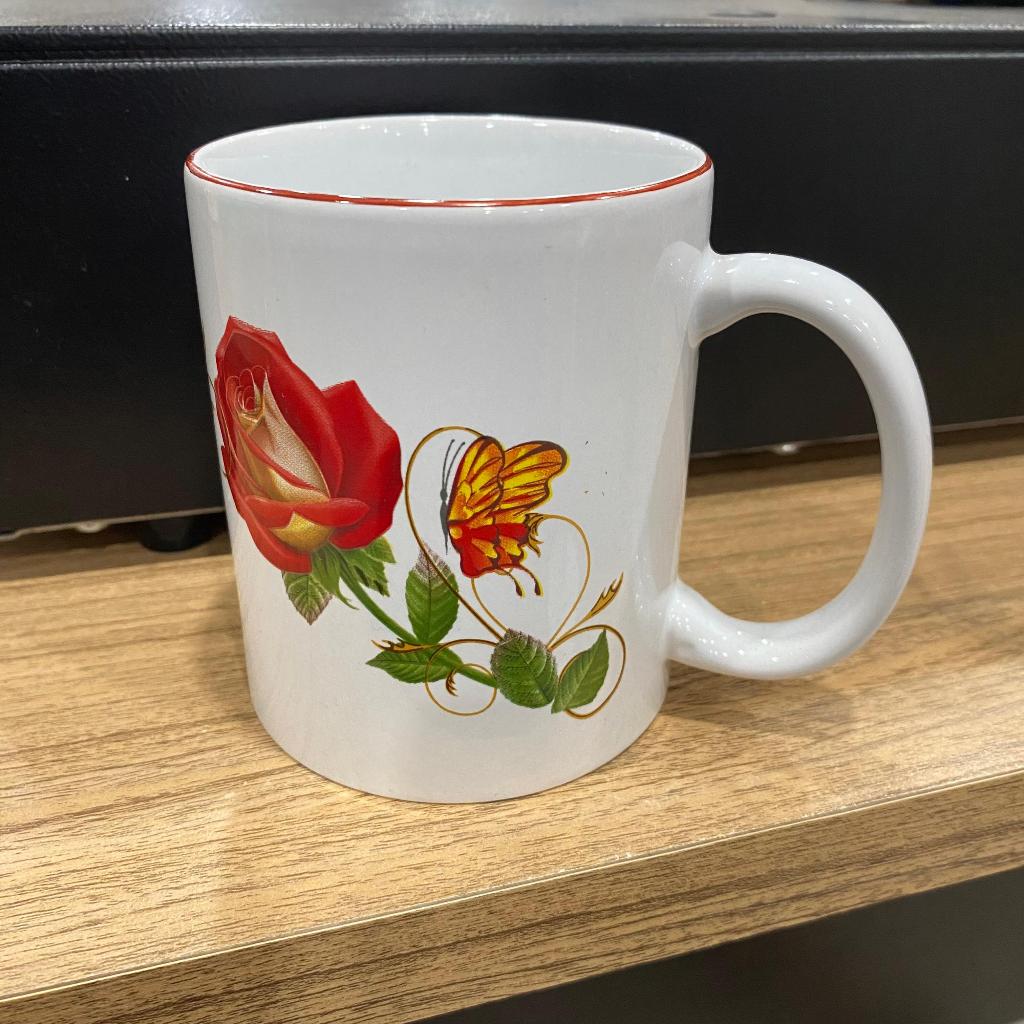 Mug Keramik 11 OZ STD Rose Red RS-102KK Winston