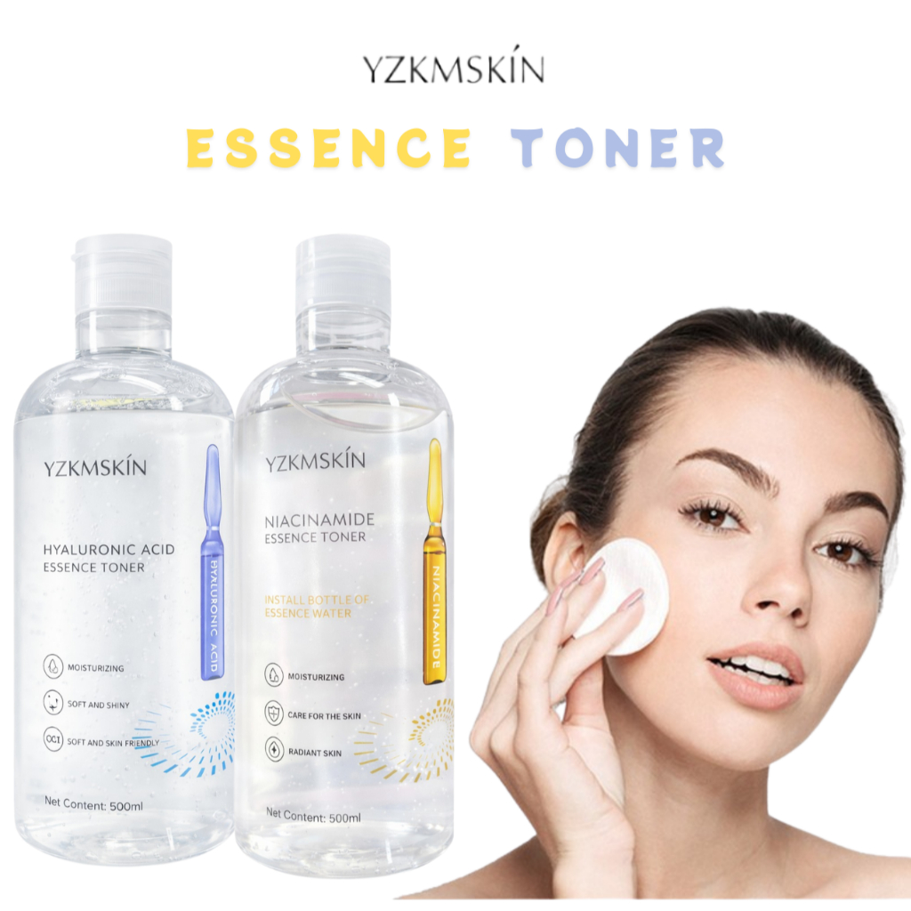 YZKMSKIN - Toner Wajah Permbersih Make Up & Mengembalikan Kelembaban Kulit Pembersih Wajah Niacinami
