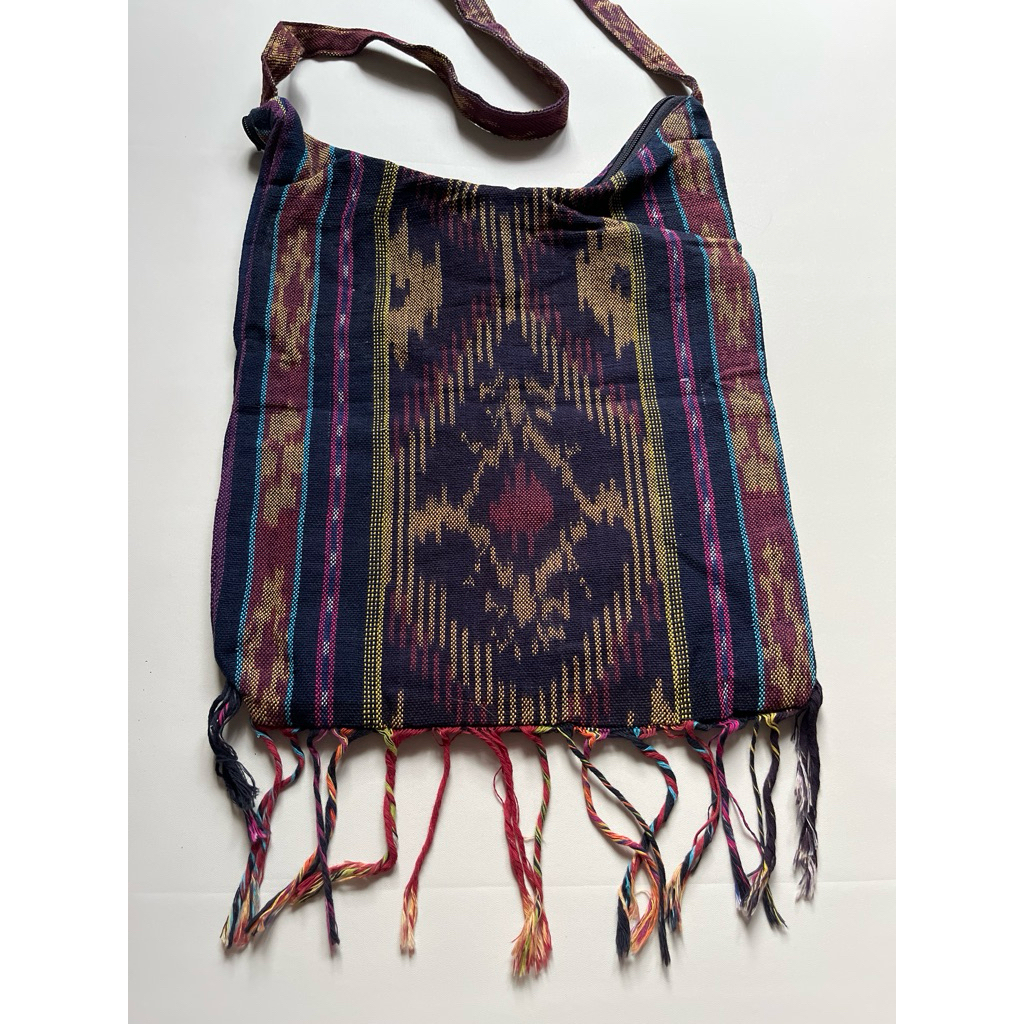 Preloved Tas Selempang Tenun Lombok