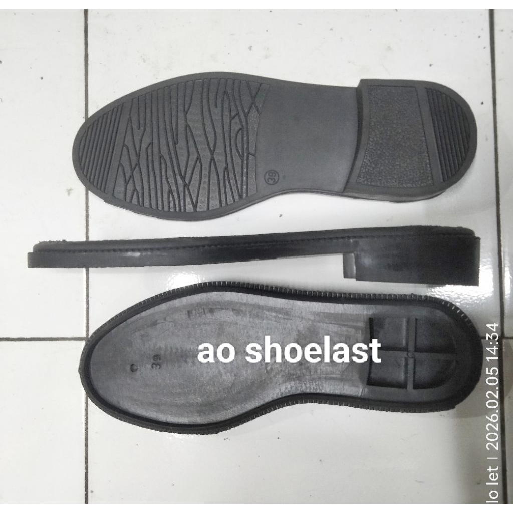 outsole alas sepatu pdh pria