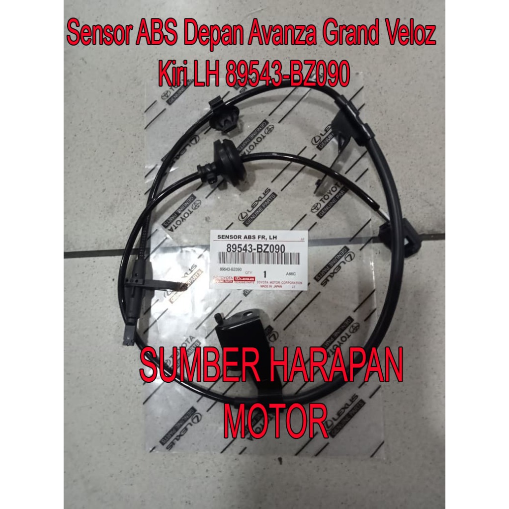 Sensor ABS depan Avanza Grand Veloz kiri LH 89543-BZ090 original