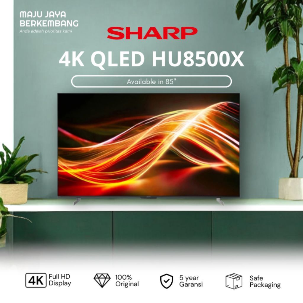 SHARP 4T-C85HU8500X 4K XLED MINI LED TV 85 inch hu8500x