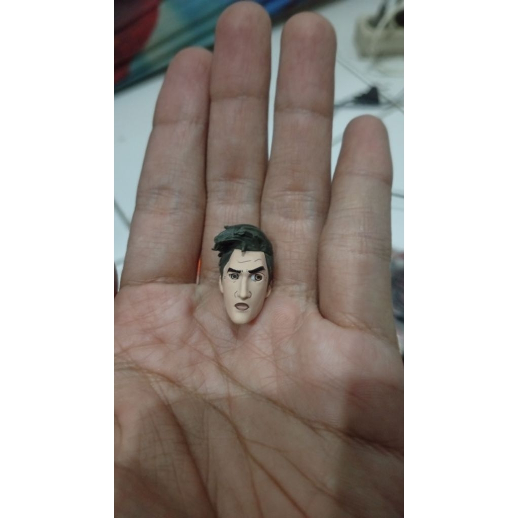 head sculpt peter b parker sentinel spiderman hs Spider-Man kepala spider verse