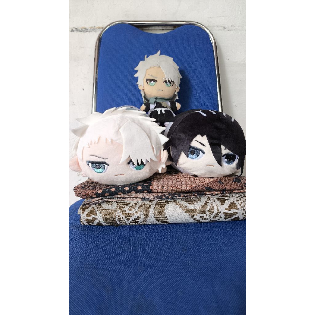 BLEACH Plush Doll Potekoro M, Tomonui, Hitsugaya Toushirou, Kuchiki Byakuya Orii
