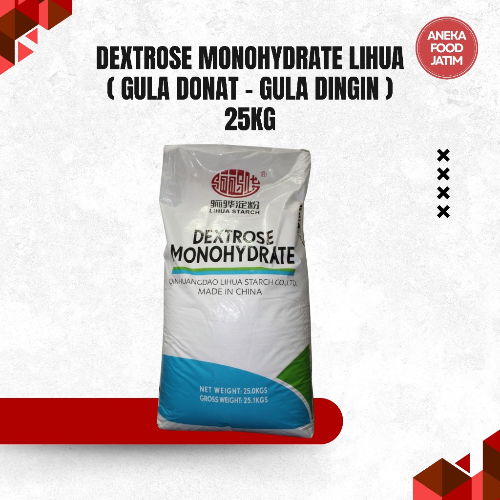 Dextrose Monohydrate LIHUA (Gula Donat - Gula Dingin )25Kg