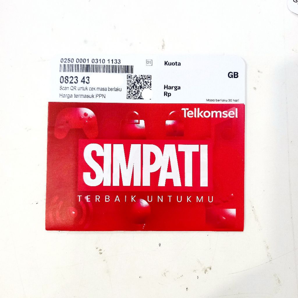 Kartu Perdana Telkomsel SIMPATI Terbaru (Wajib Inject Kuota)