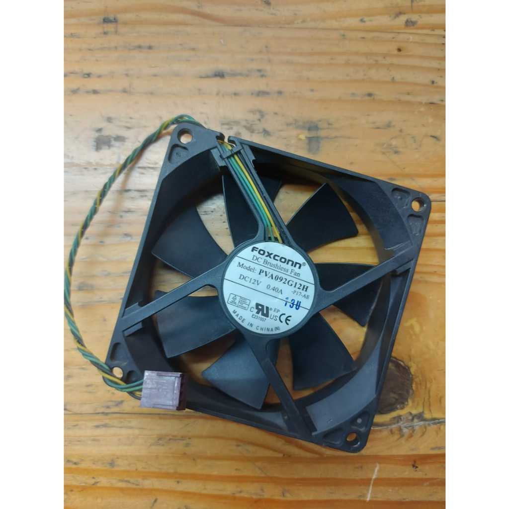 Kipas Fan Casing FOXCONN PVA092G12H 12V 0.40A Second Original 4 Kabel 9cm