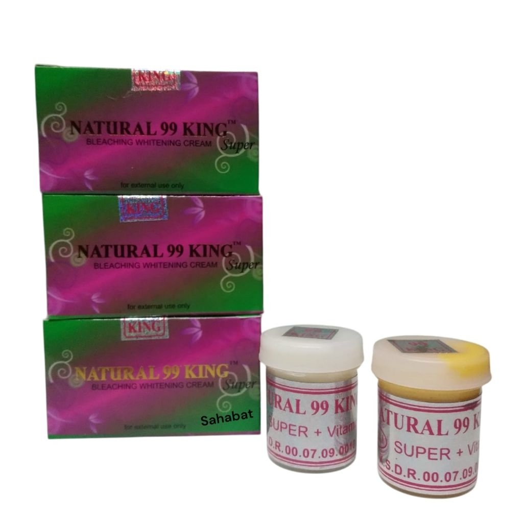 Krim Natural 99 King Bleaching Whitening Cream Super Ecer