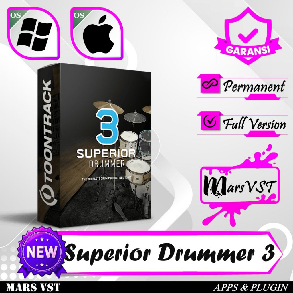Toontrack Superior Drum 3 Full Versi (Mac/Win)