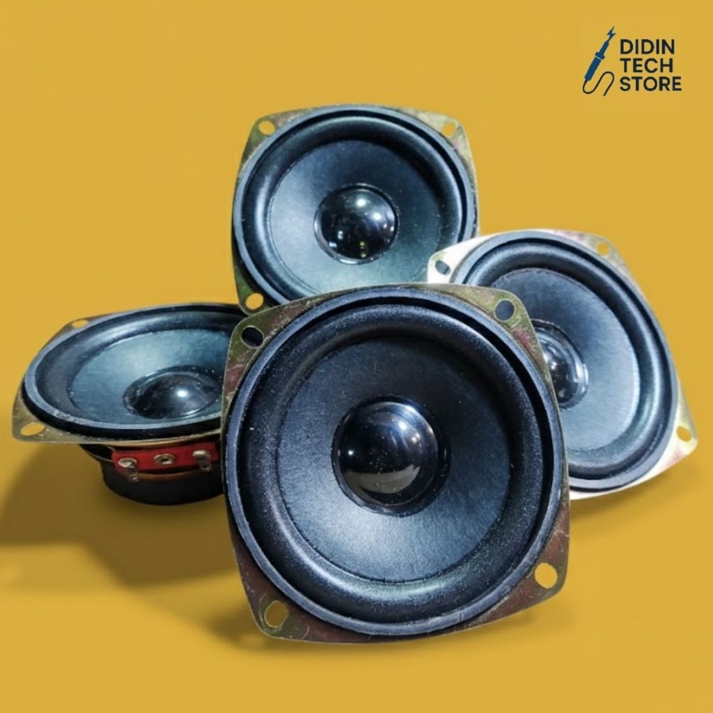 Speaker Mini 3 Inch Subwoofer – Suara Jernih Bass Mantap Cocok Portable Speaker, DIY Audio, Bluetoot