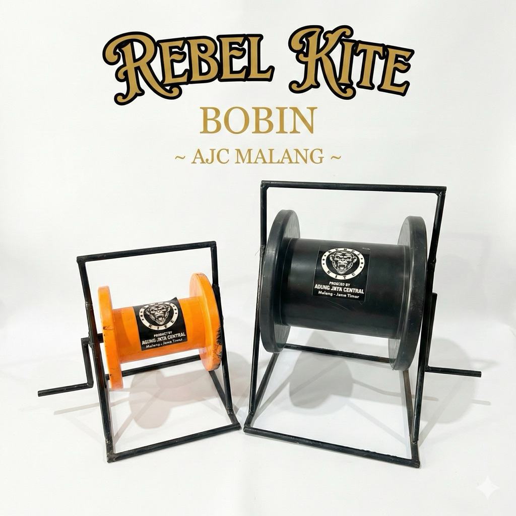 BOBIN SENAR LAYANGAN REBEL KITE | GULUNGAN SENAR LAYANGAN KUAT TEBAL AWET UNTUK LAYANGAN