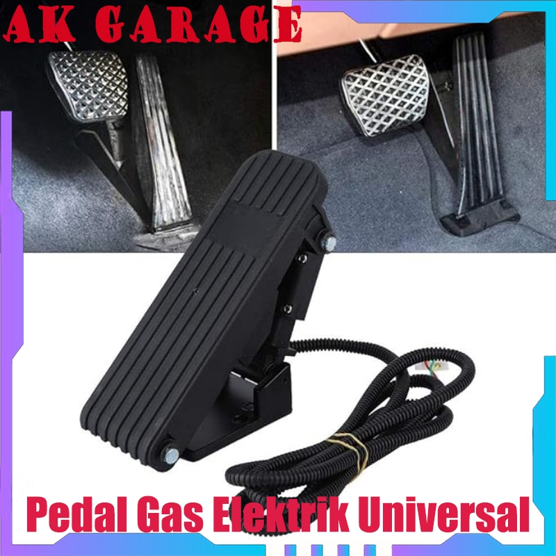 Pedal Gas Akselerator Elektrik Universal Foot Accelerator Throttle  untuk Mobil Listrik Golf Car Gok