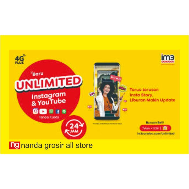 Paket Data Indosat Unlimited