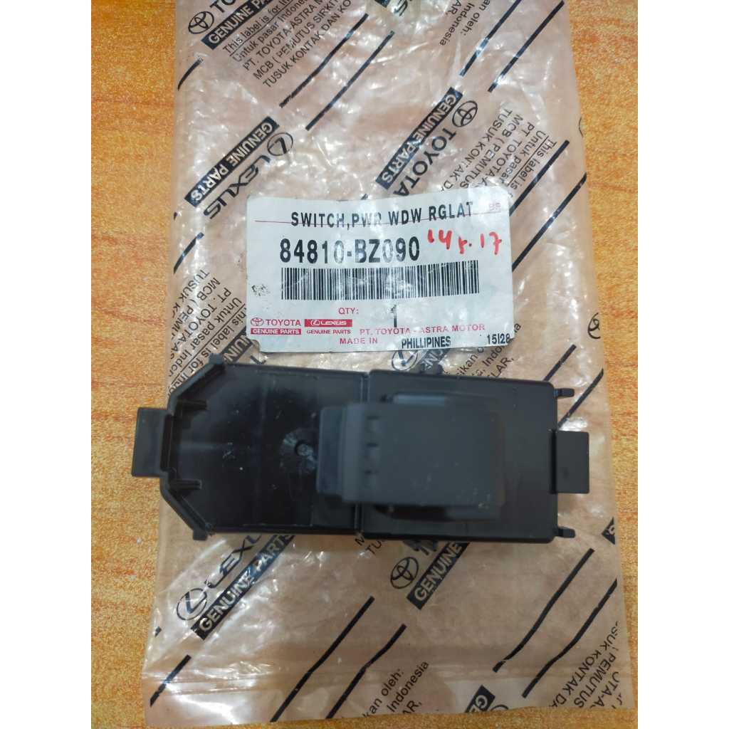 Switch Power Window Regulator Avanza All New 2012-2014 / 84810-BZ090