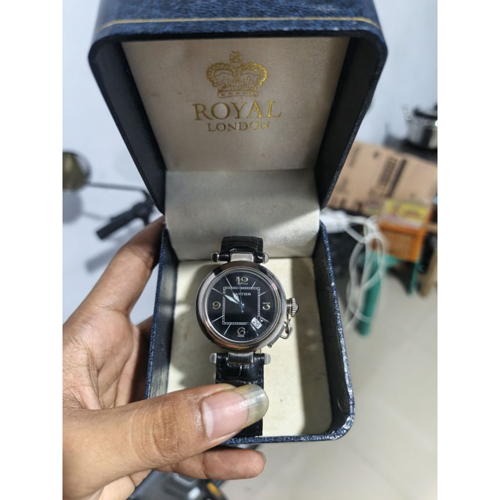 jam Cartier miror 1:1 & Jam aren dino lapis emas 22k GP.