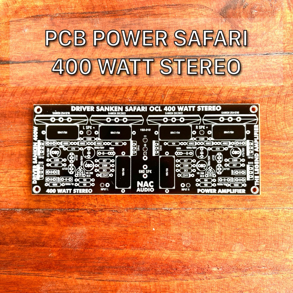 PCB power amplifier SAFARI 400 watt Stereo PCB power amplifier