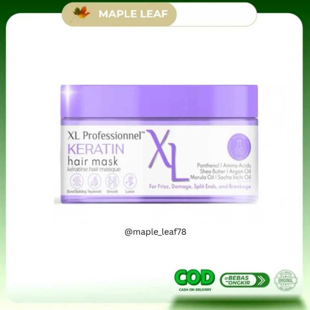 XL Professionnel Keratin Hair Mask 250 ml