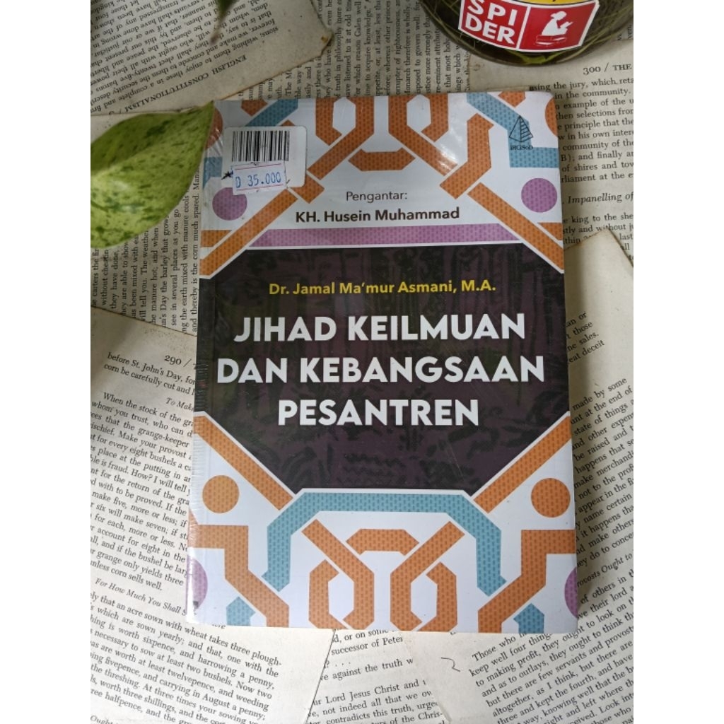 Buku Jihad Keilmuan dan kebangsaan pesantren