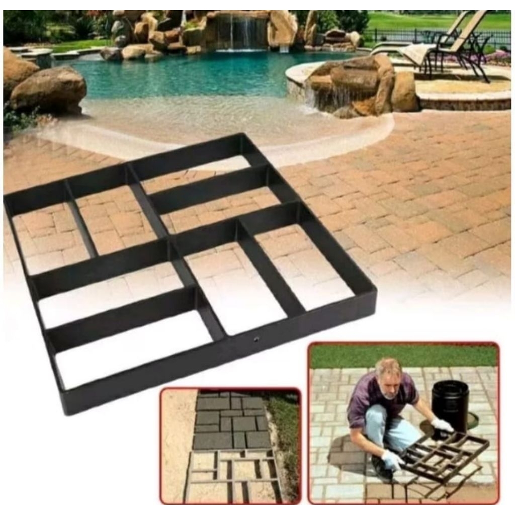 Cetak Paving Blok Motif Bata 30X30
