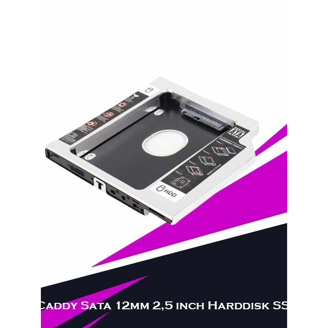 Hdd Caddy Sata 12mm 2,5 inch Harddisk SSD