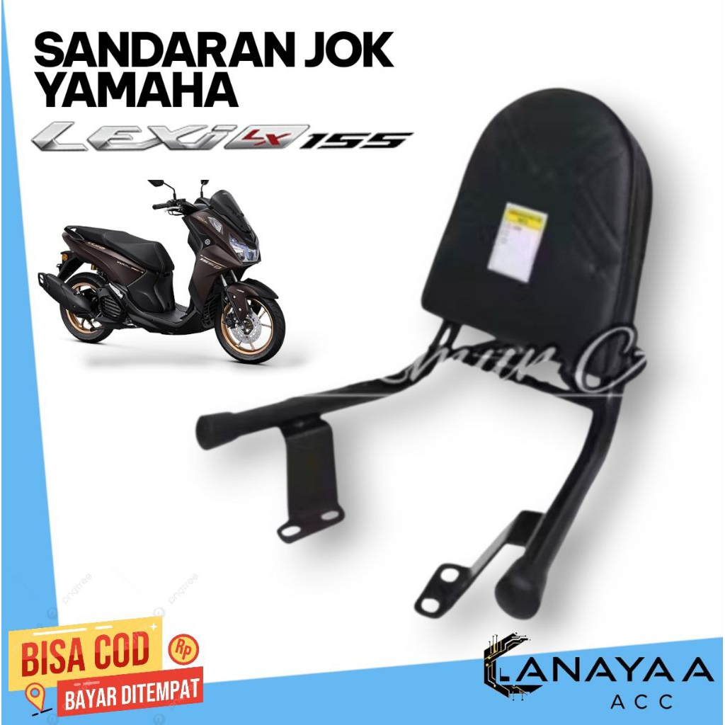 Sandaran Jok Yamaha Lexi / Lexi 155 Aksesoris Motor – Bisa COD