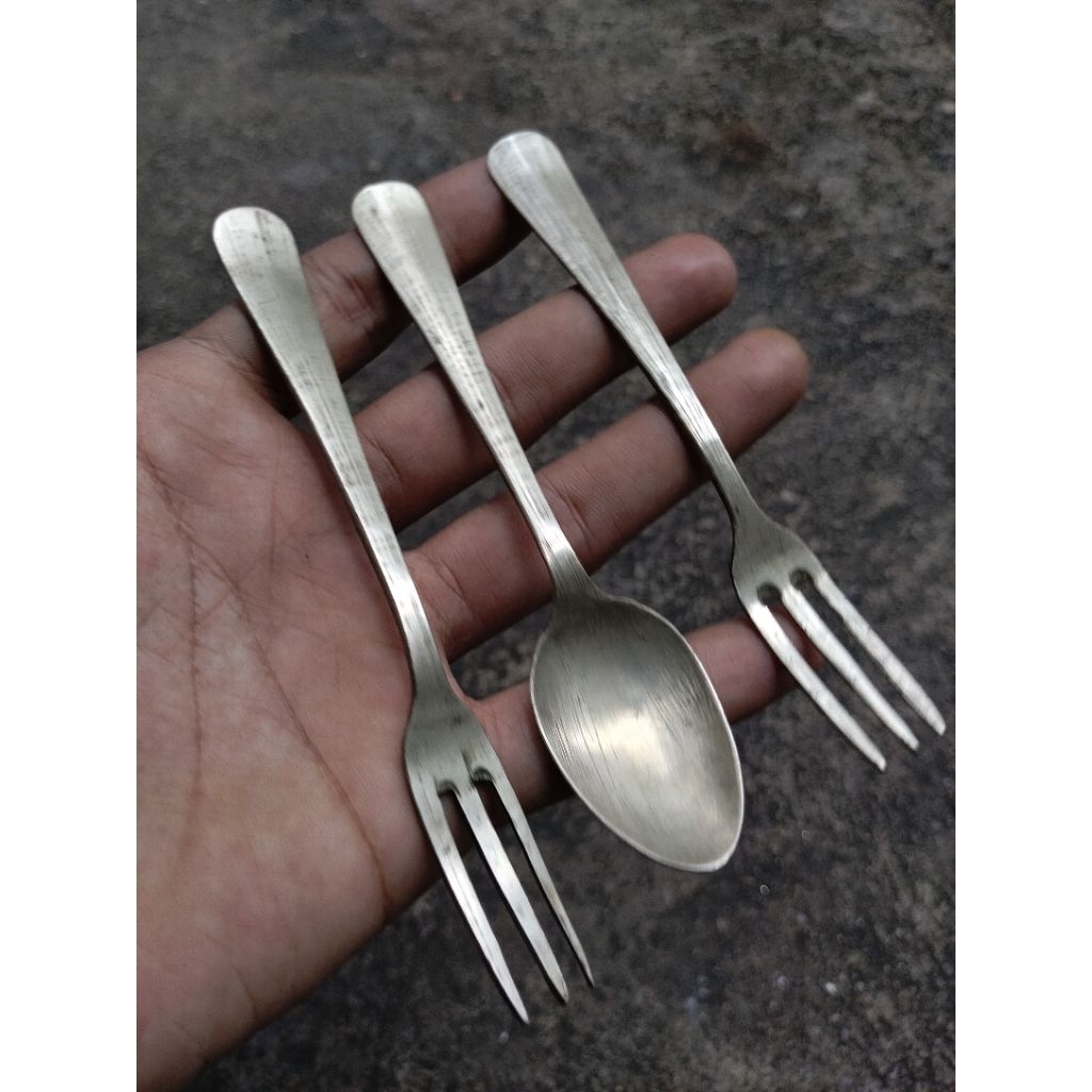 Sendok & Garpu barang JaduL , 3 pcs Barang Antik Asli Kuno