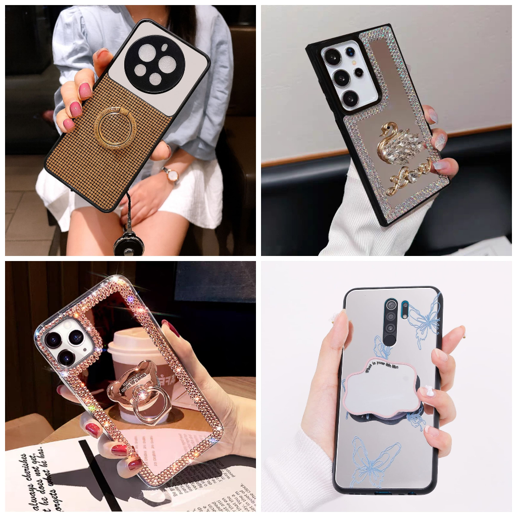 Casing Hp Custom Mirror Case Infinix Smart HD 2021 Smart 4 Smart 5 Smart 6 2/32 Smart 6 3/64