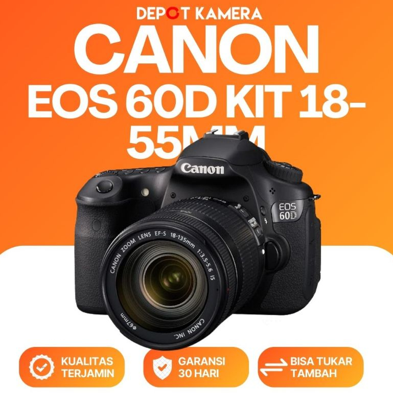 ( DEPOT KAMERA ) SECOND - CANON EOS 60D KIT 18-55MM