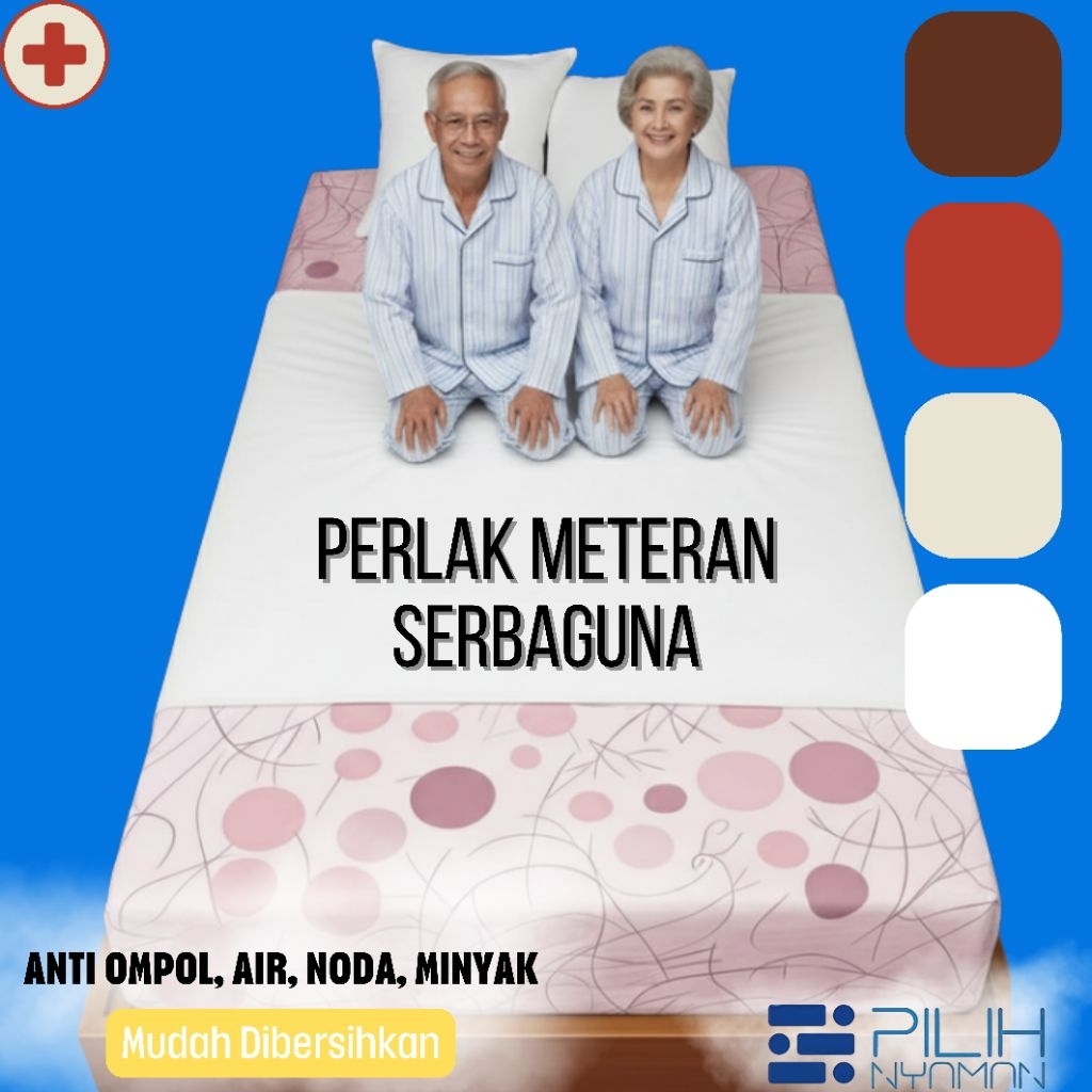 Perlak Kasur Anti Ompol Sintetis, Perlak Medis Untuk Lansia Bayi Alas Kasur