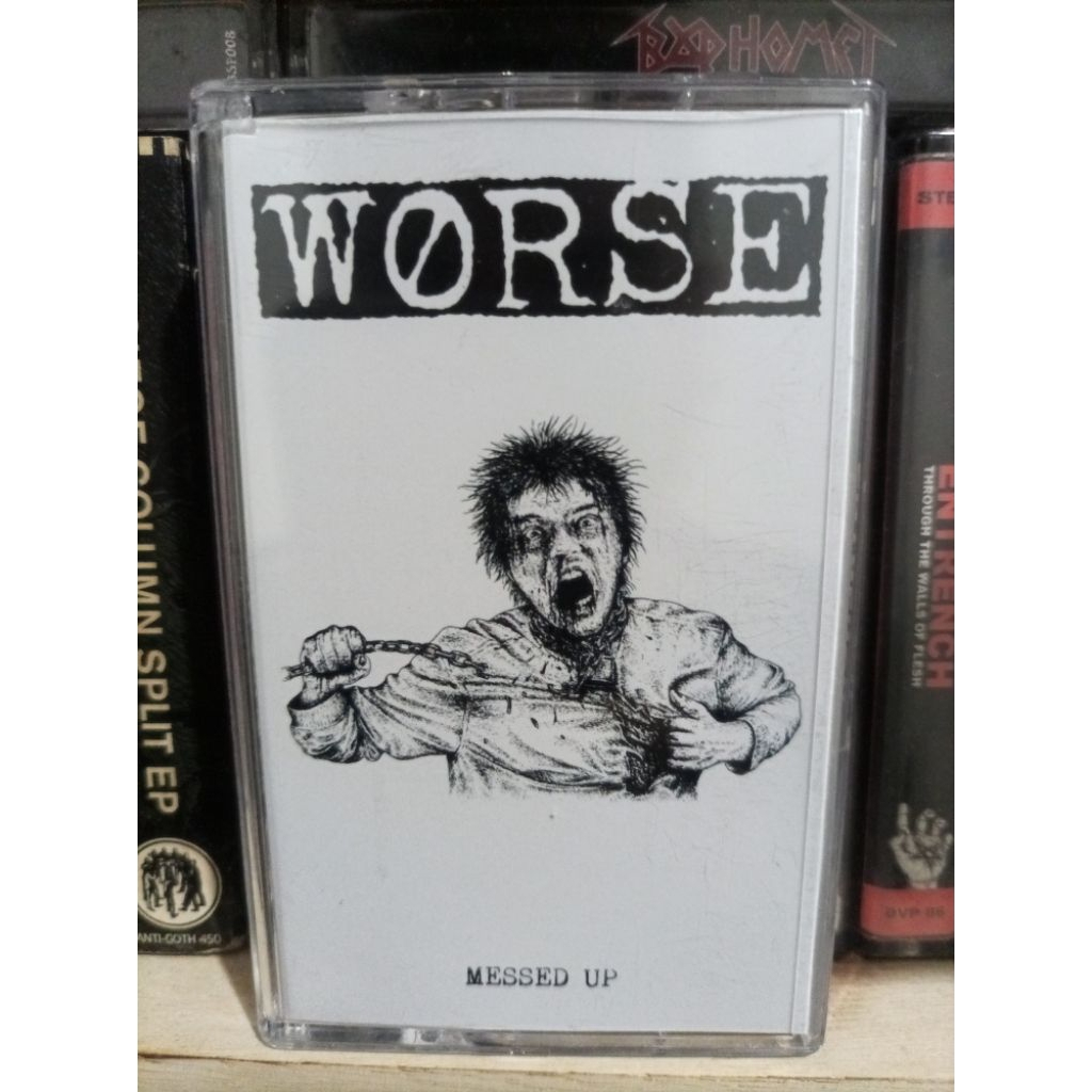 kaset Tape Hardcore punk band WORSE