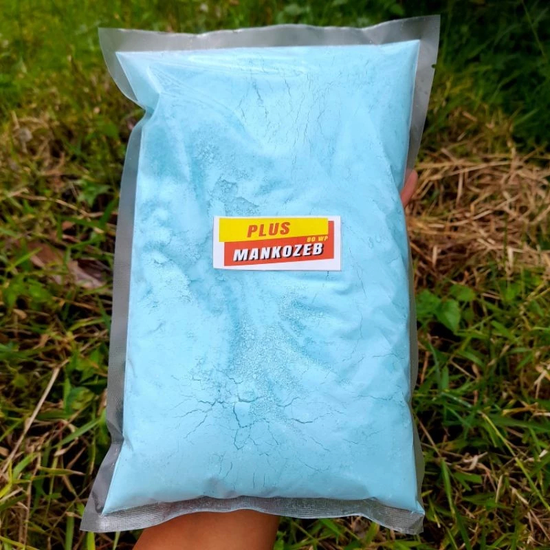 PUPUK PLUS MANKOZEB BLUE 500 GRAM 80wp/ MANKOZEB BIRU BAHAN AKTIF MANKOZEB, SILIKA, CALSIUM CARBONAT