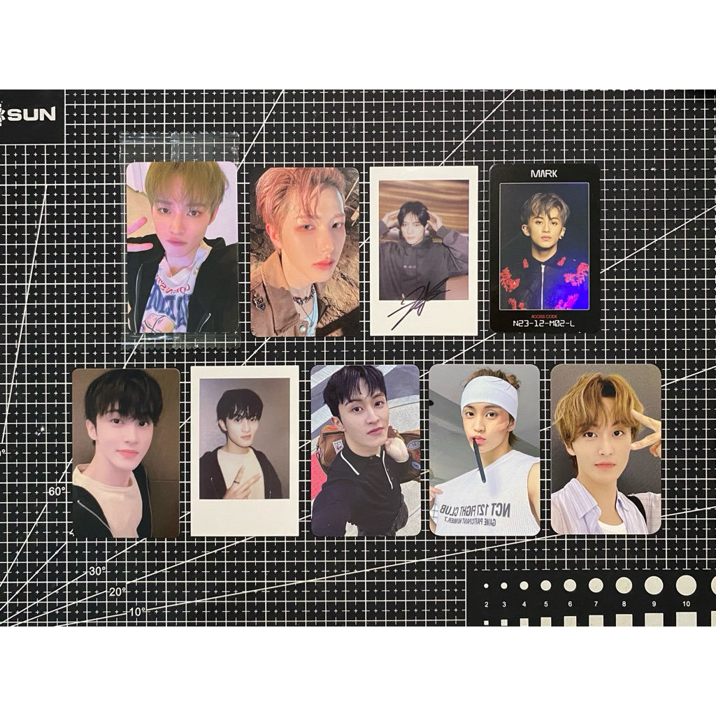 PHOTOCARD POLAROID OFFICIAL NCT DREAM 127 MARK LEE JENO CHENLE RENJUN SG SEASON GREETING SOUNDWAVE W