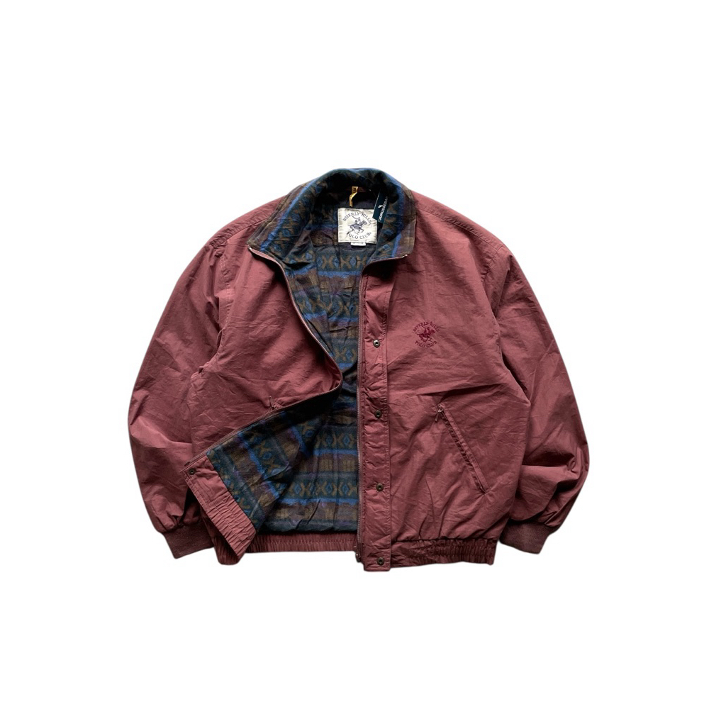 Beverly Hills Polo Club Warm up jacket fleece lined navajo