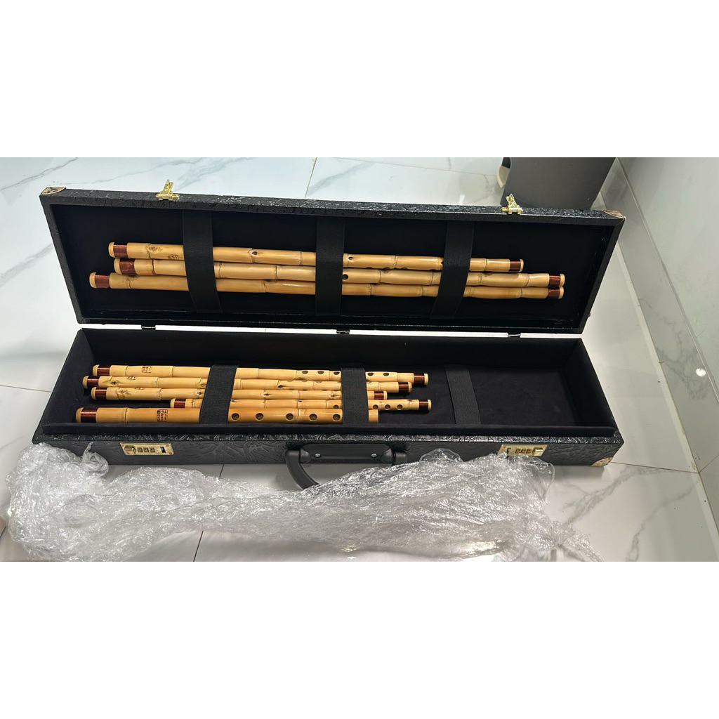 Full set with Box Flute Ney suling Arab mesir saber kawla original import