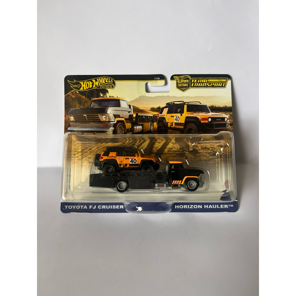 Hotwheels Team transport Toyota fj cruiser horizon hauler