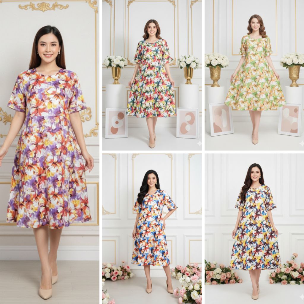 Daster Cempaka Warna