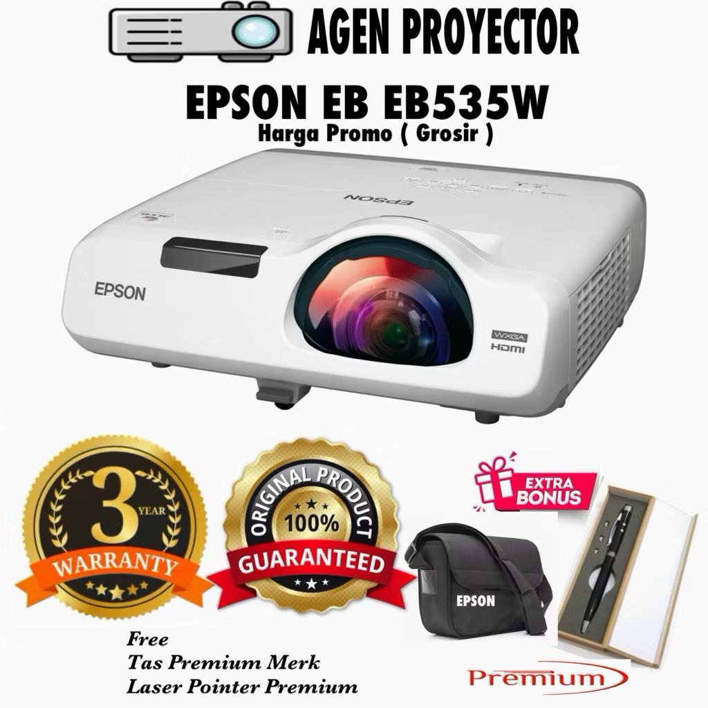 PROYECTOR EPSON EB 535W ORIGINAL PRODUCT