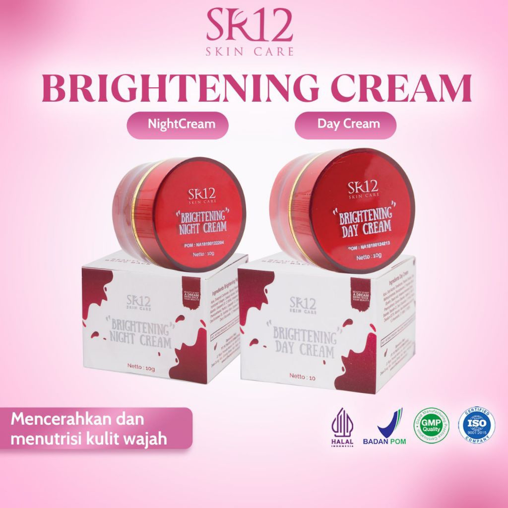 Cream Pemutih Wajah BRIGHTENING DAY & NIGHT CREAM SR12 Memutihkan Wajah Dengan Cepat Produk SR12