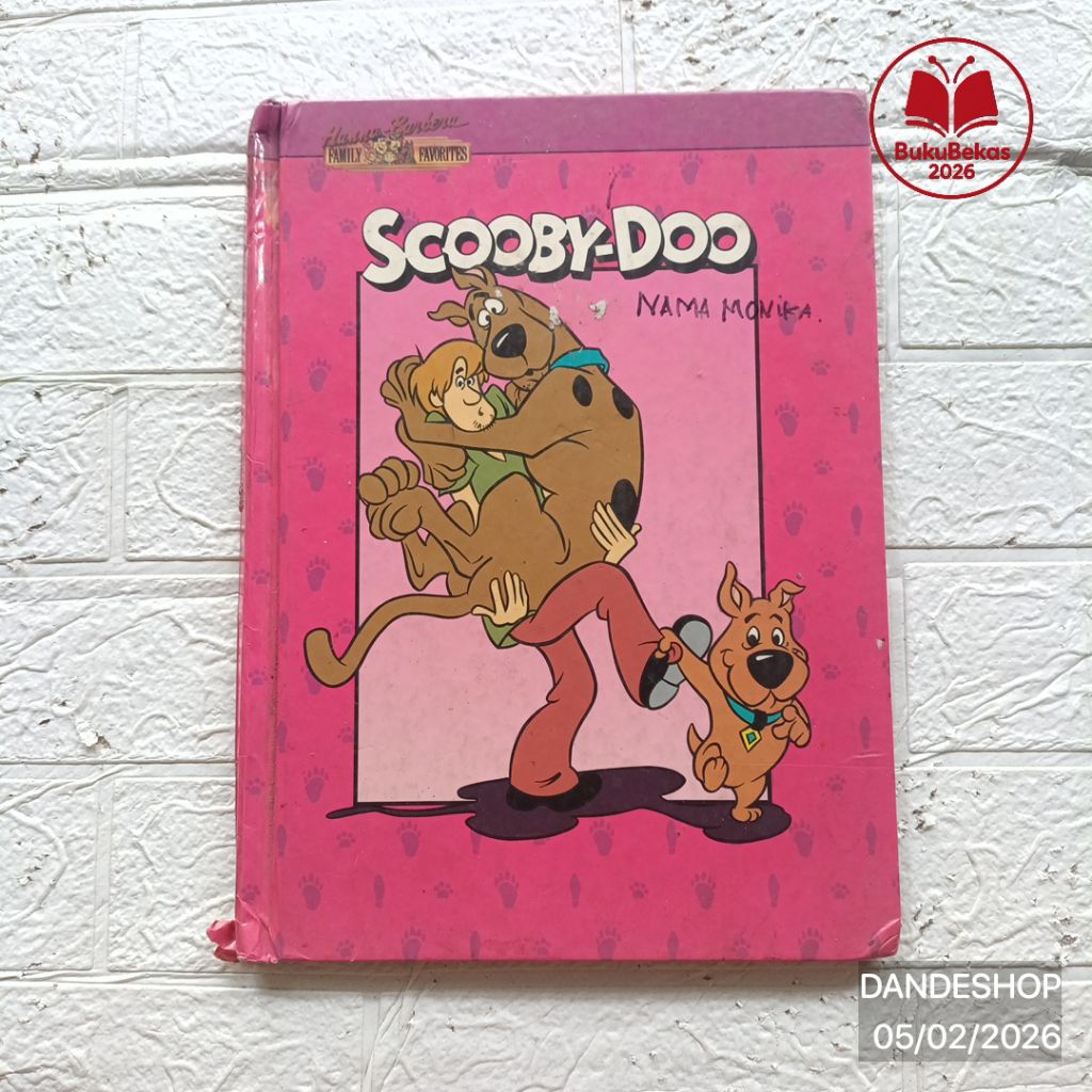 (hardcover) Scooby Doo - Hanna Barbera Family Favorites - Buku Cerita Anak (english) Bekas Preloved