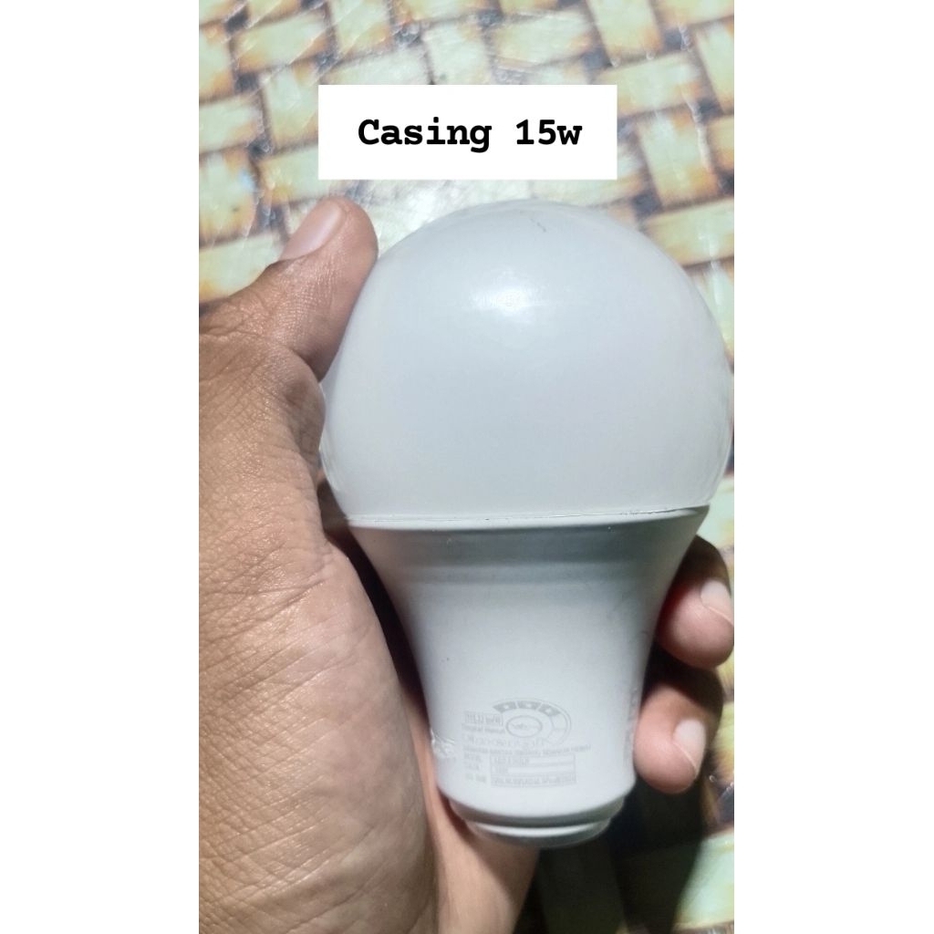 Lampu Led Off/Mati Retur Pabrik 15 Watt BULB Casing Putih Layak Rekondisi