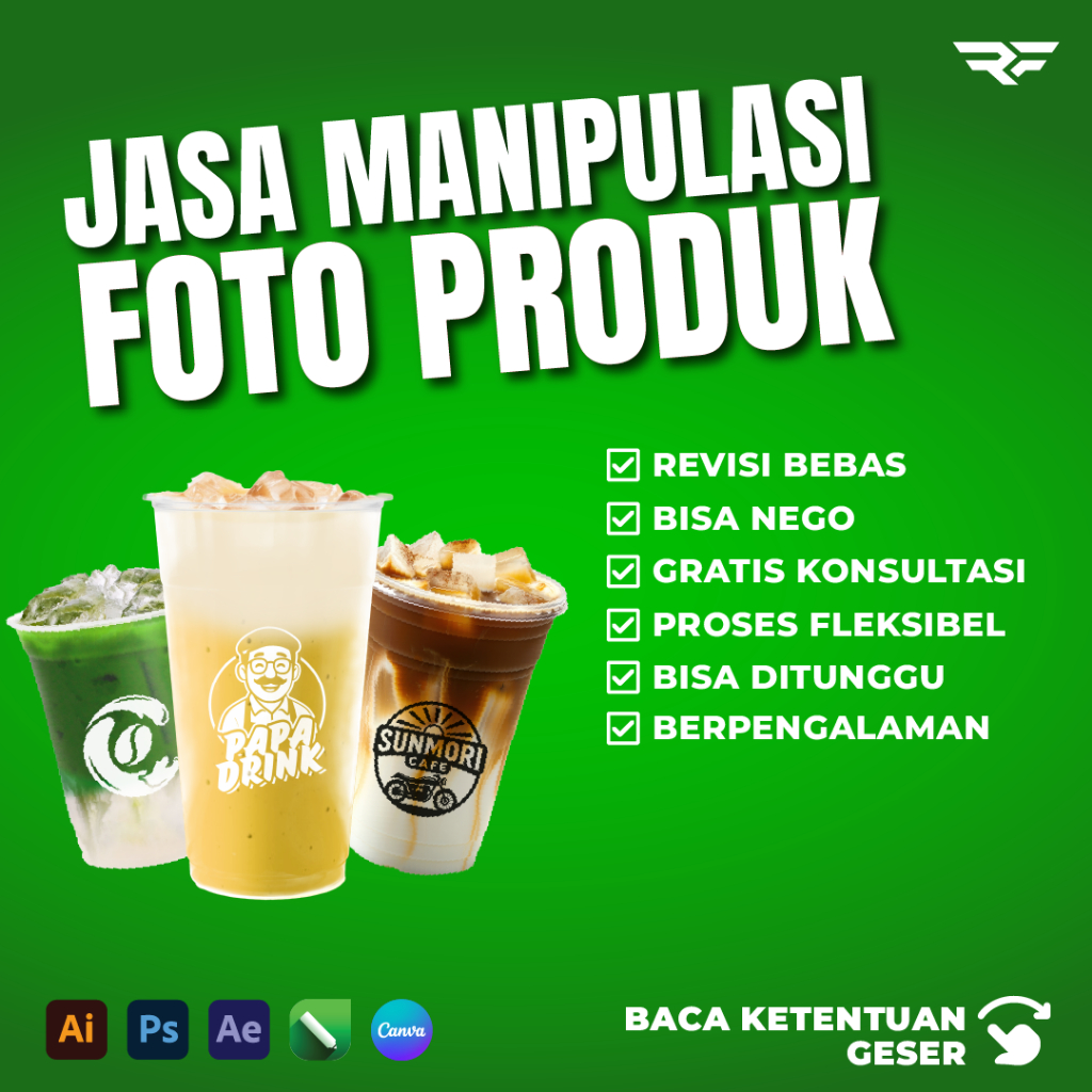 [ TERMURAH ] JASA MANIPULASI FOTO PRODUK | JASA MOCKUP | BUAT STIKER CUP GELAS | LOGO UNTUK CUP GELA