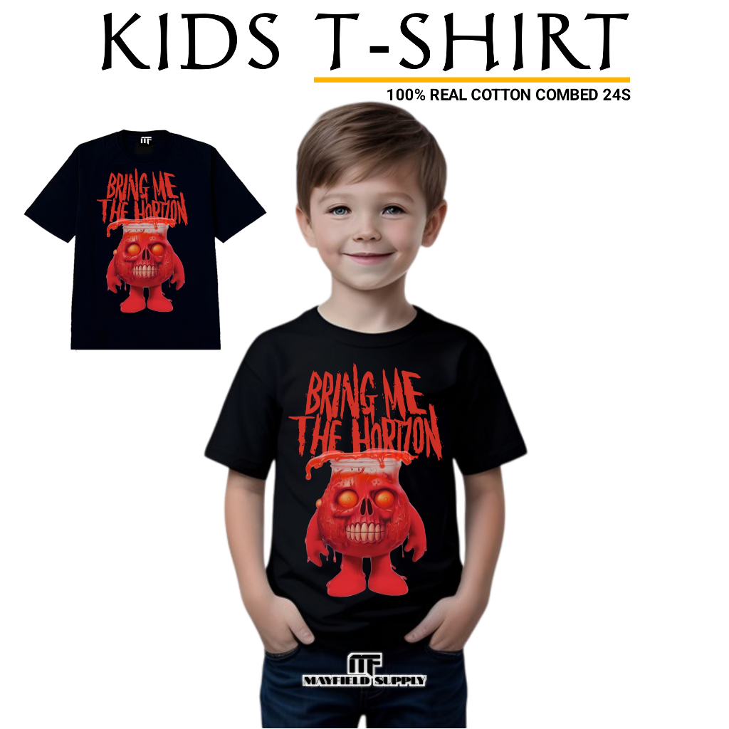Magnitude T-Shirt Kids BMTH Kool Aid Premium Cotton || Magnitude Kaos Band Anak BMTH Kool Aid Import