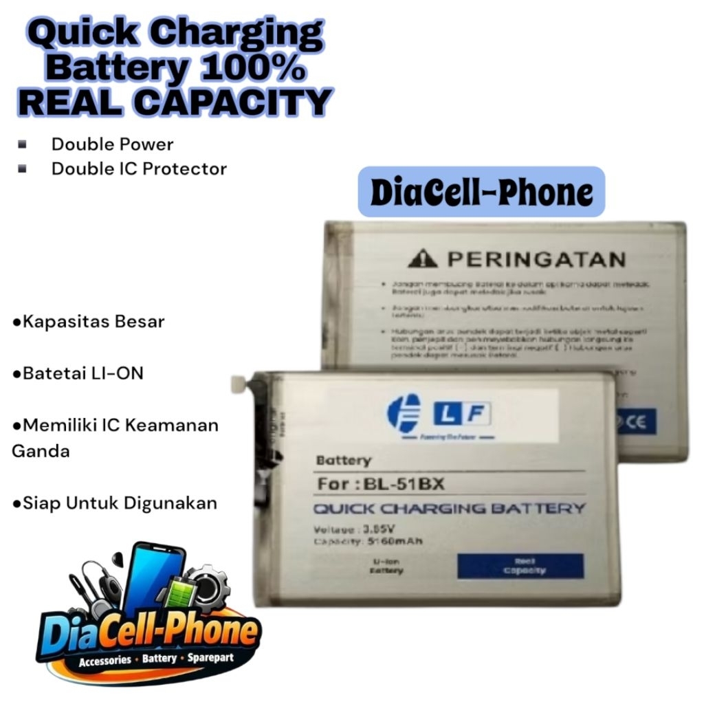 Baterai Infinix Note 8 / Hot 10 / Hot 11 / BL-51BX / 5160mAh - Real Capacity / Double IC