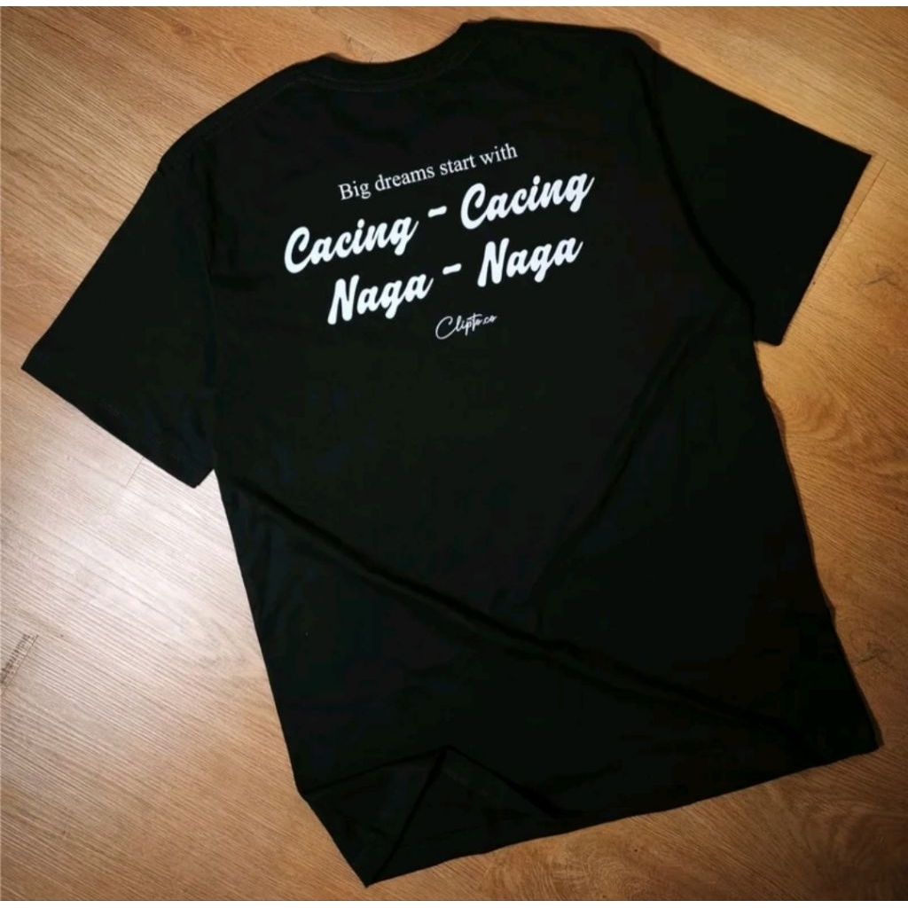 Kaos T-Shirt CACING CACING NAGA NAGA Kaos Distro viral unisex