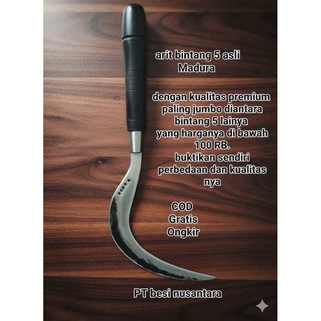 Alat pemangkas arit ramban ranting "pohon ORI bintang 5 khas madura