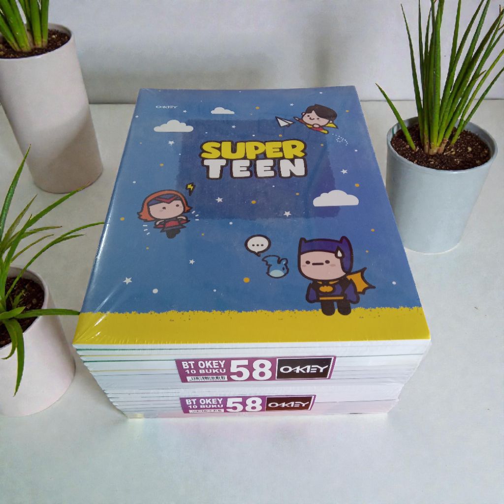 Buku Tulis Okey 58 Lembar isi 10 buku