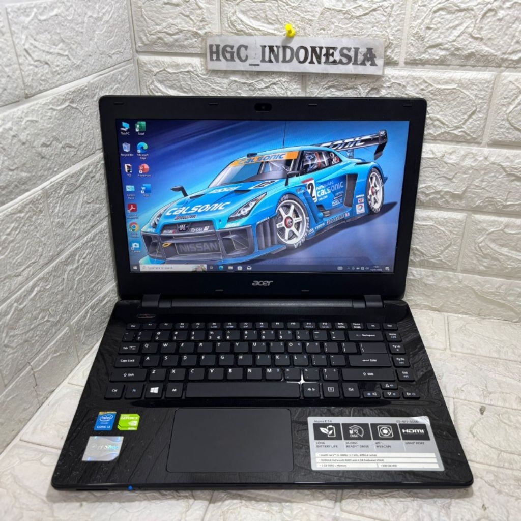 Laptop Acer ASPIRE  Core i3 Nvidia  Ram 8 GB SSD 128 Sepesial Game Dan Desain