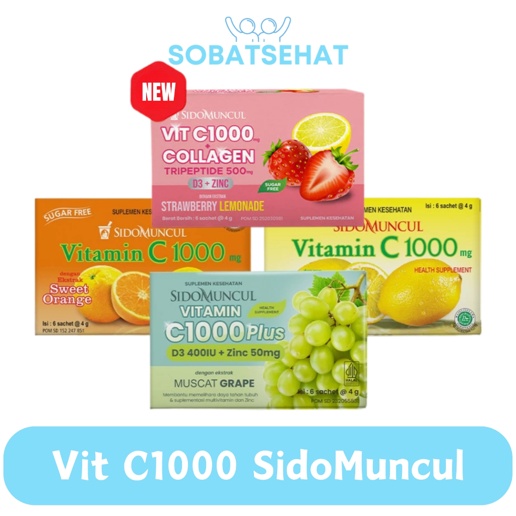 Vitamin C 1000mg Sidomuncul